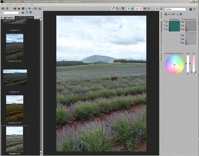 Capture One raw converter