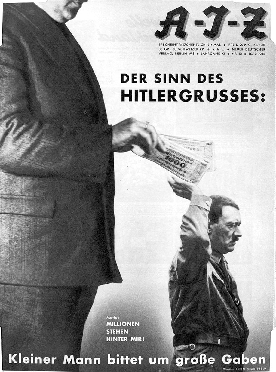 Millions Stand Behind Me, John Heartfield, 1932