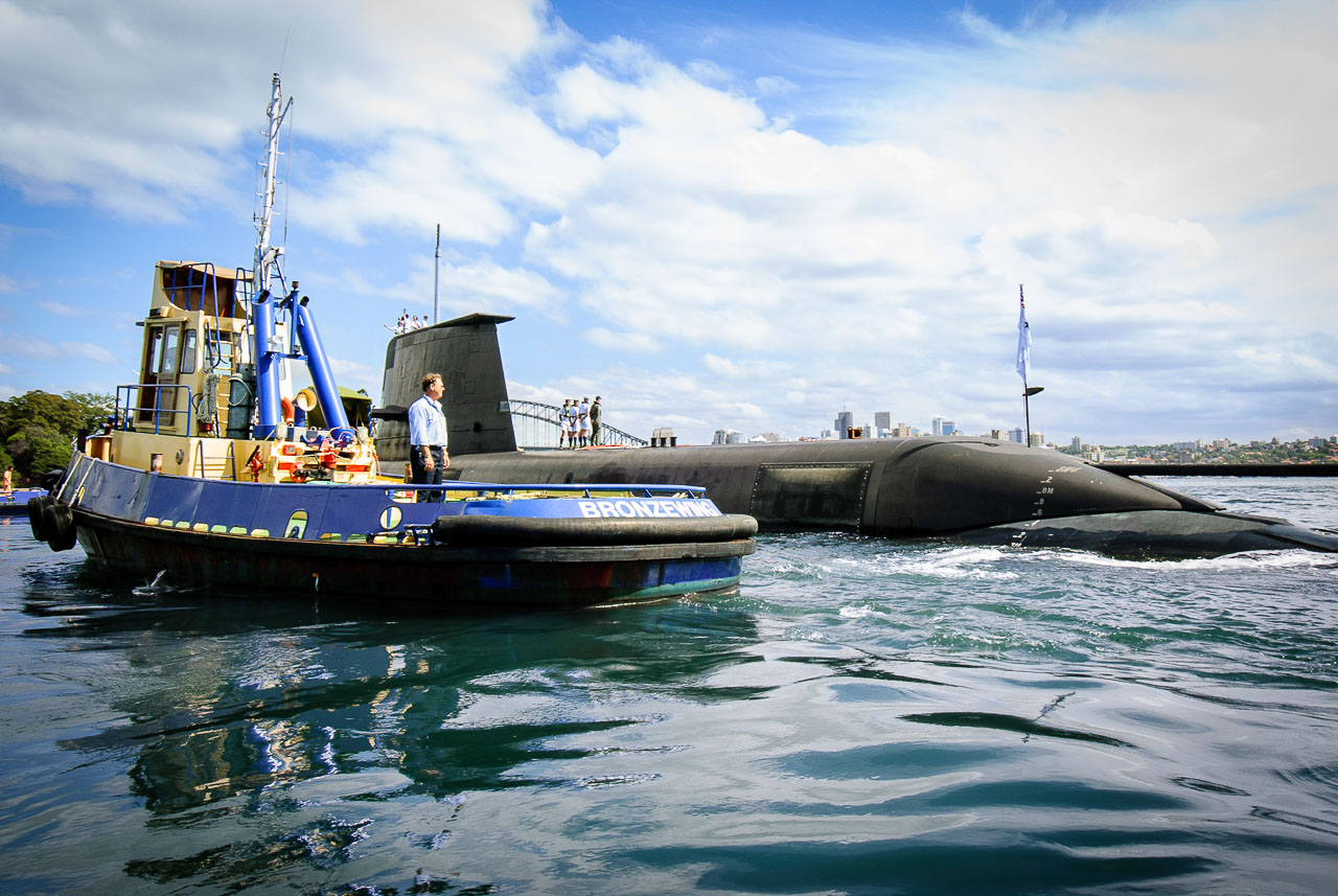 Submarine photography on Sydney Harbour