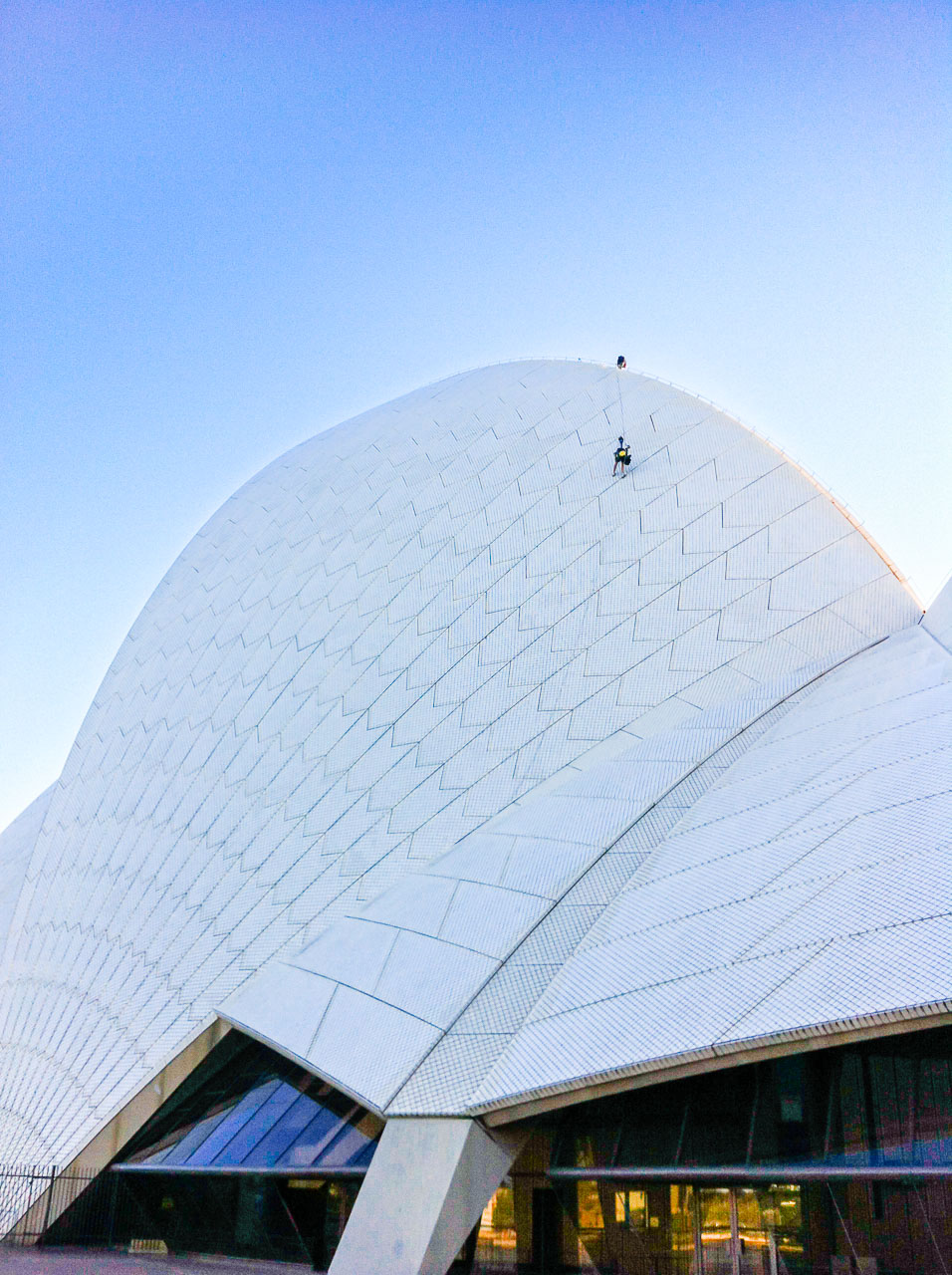 Photography on top of the Sydney Opera House