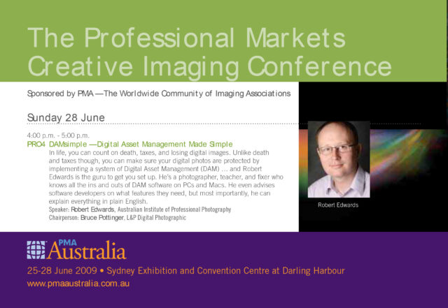 PMA australia keynote talk