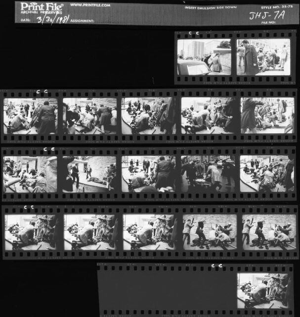 reagan-library Salgado's contact sheet from the President Reagan Library