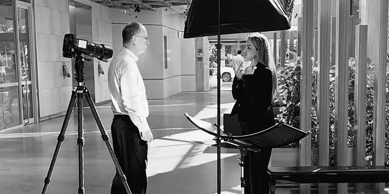 Corporate photography behind the scenes BTS
