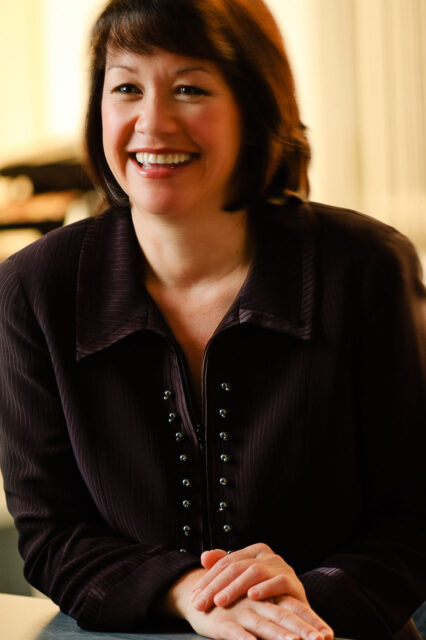 Stylised portrait with motion blur of C-Suite executive